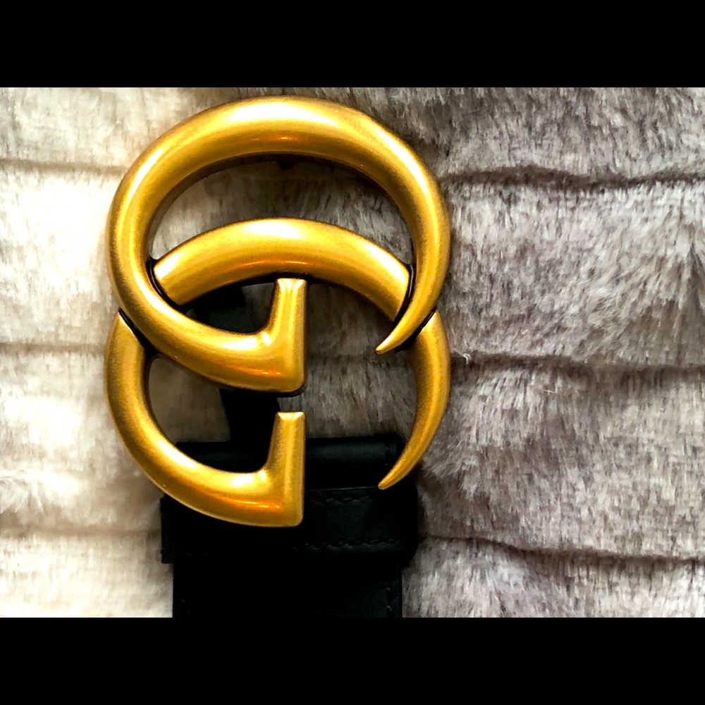 Gucci Leather Belt -Double G Buckle